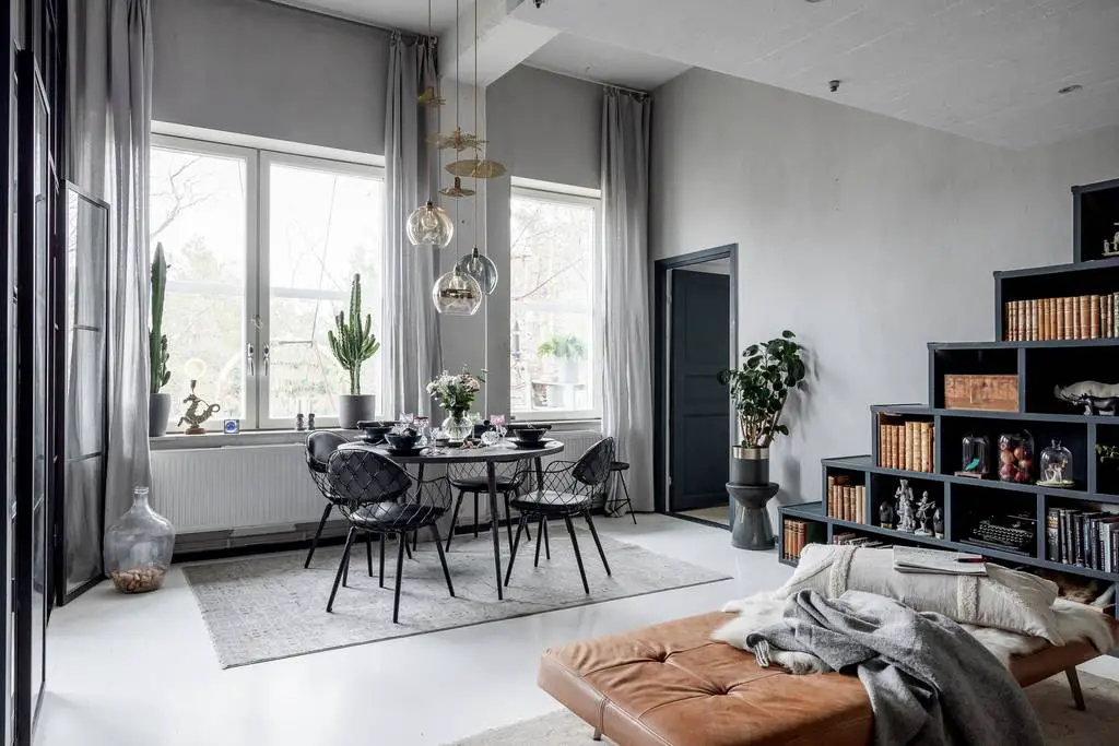 斯德哥尔摩独特公寓 | 三重阁楼设计,极富创意与空间感-10