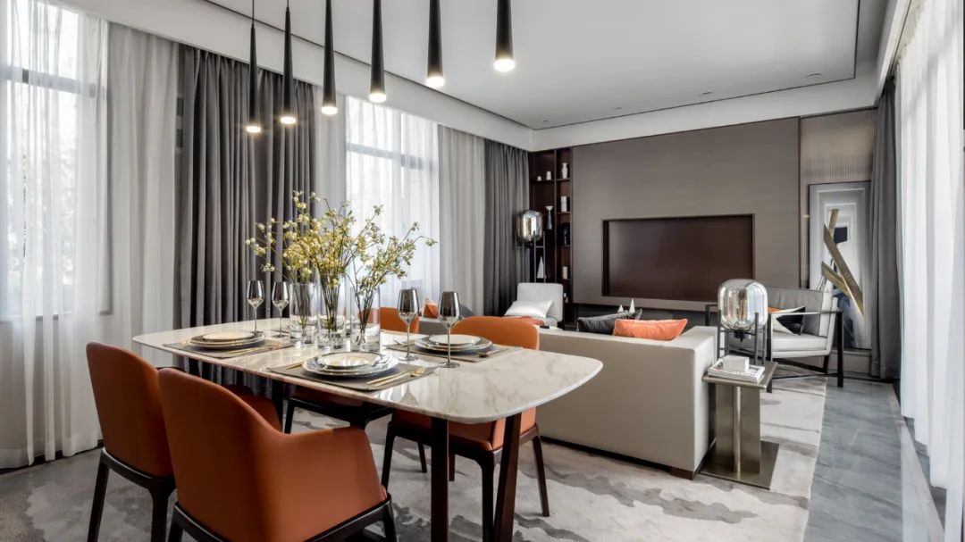 秋水映月 | 常德柳叶湾新中式雅韵样板房-97