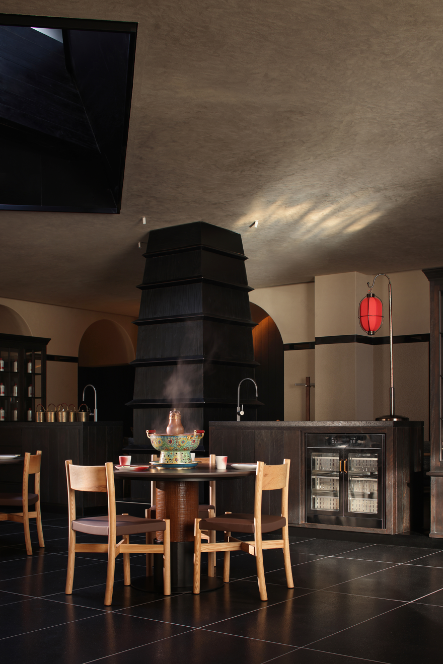 金昆阁·铜锅涮肉丨中国西安丨屋里门外设计-46