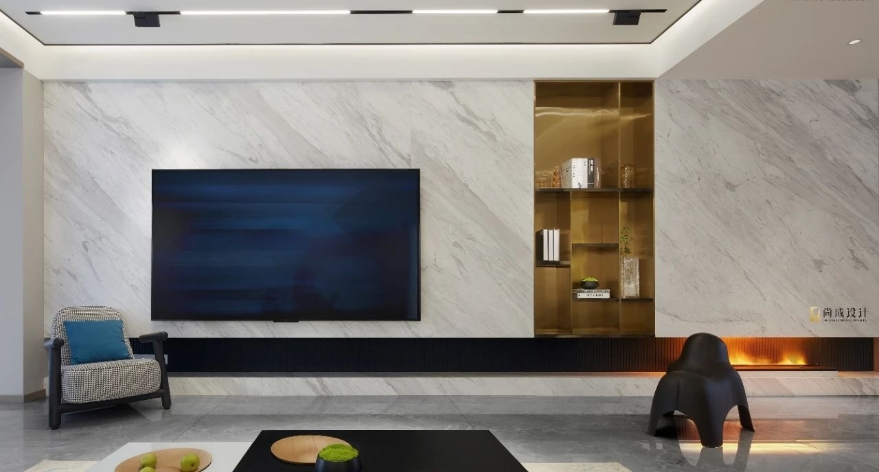 现代轻奢新生,温暖冬日家园丨中国上海丨尚成设计-31