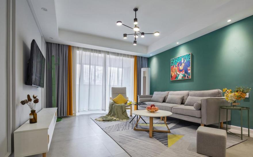 20 万打造 107 平现代温馨之家-0