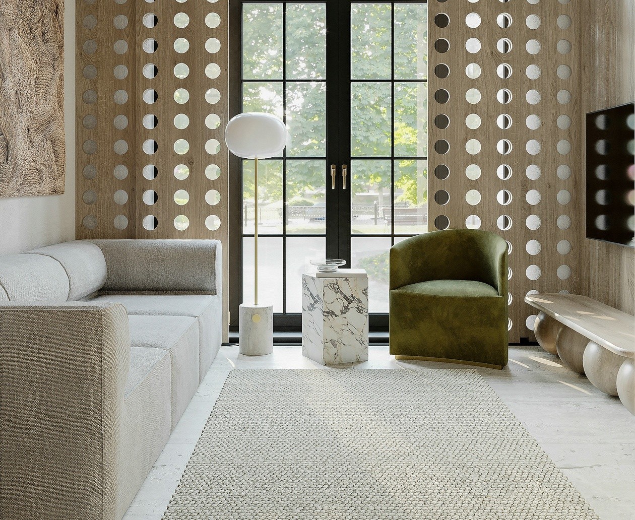 木质清新简约风公寓设计-0