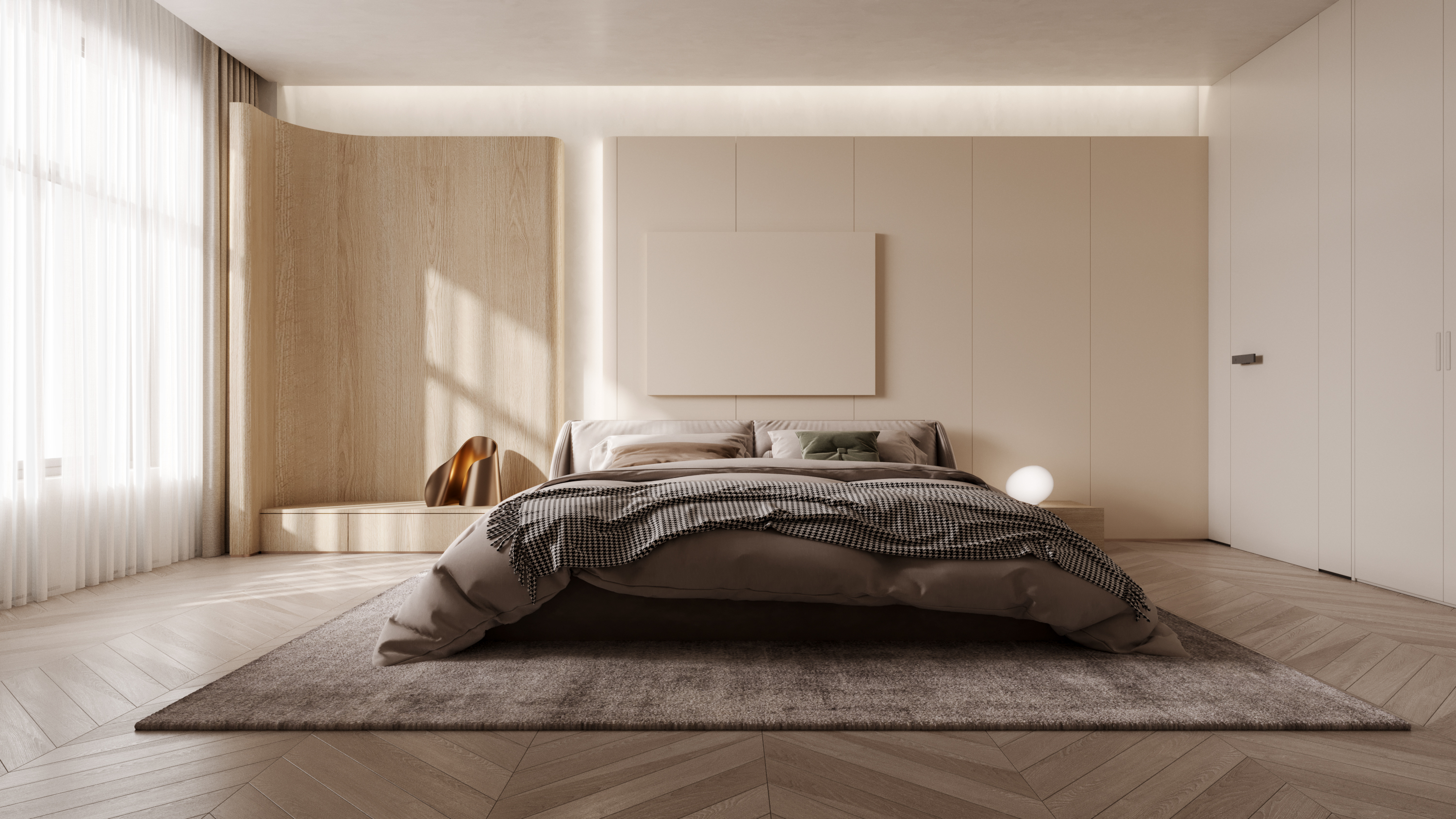 家装大平层奶油风-29