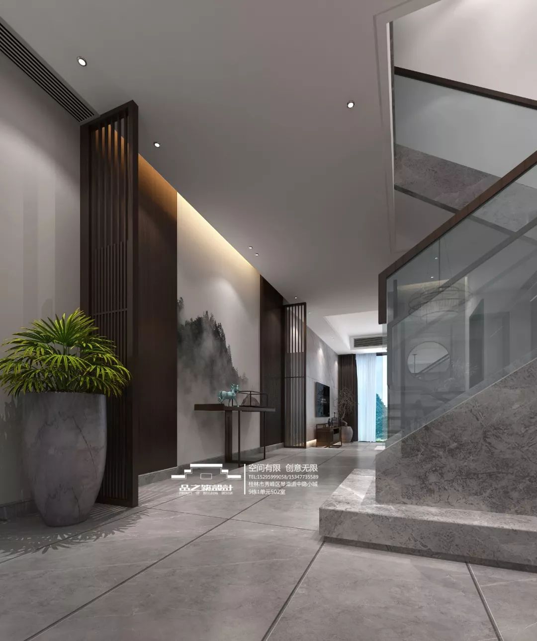 《东方格调·墅》品之筑设计,打造 480㎡自然生活空间-9