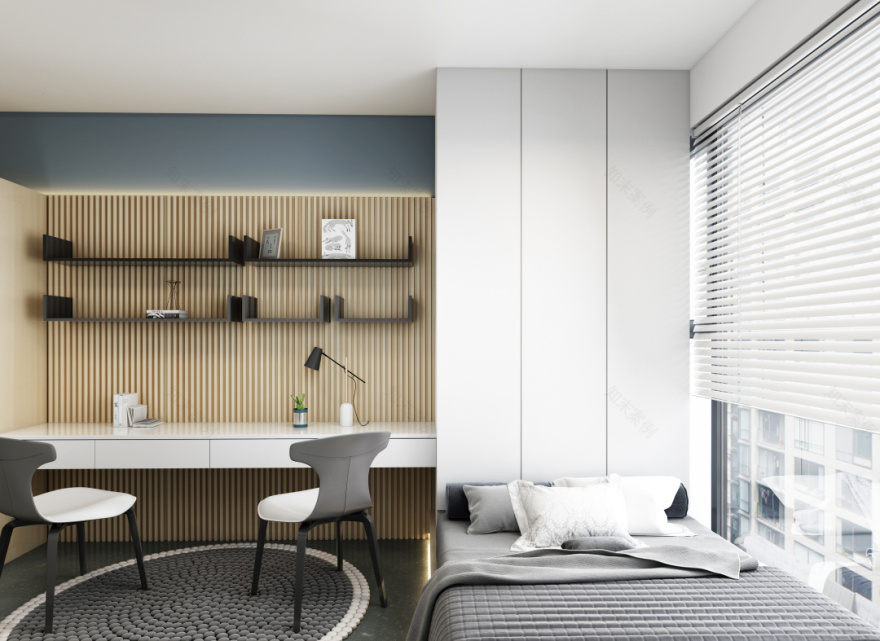 林云设计 | 广西万盛 140㎡现代公寓,绿色生活空间-37