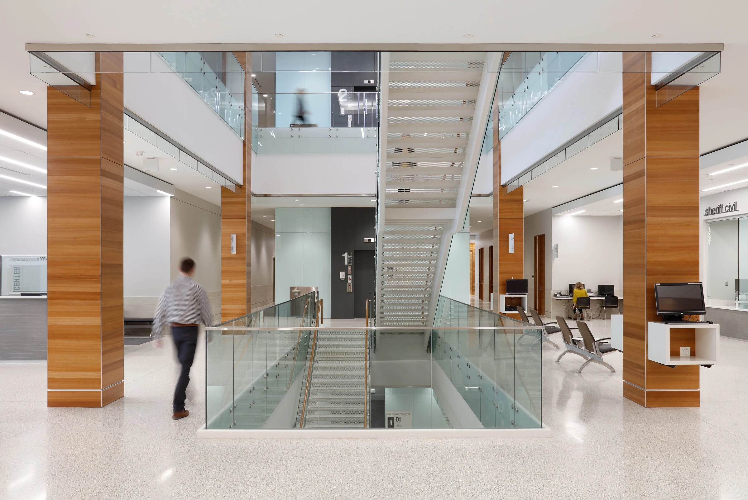 波尔克县司法中心 安妮丨美国得梅因丨OPN Architects-12