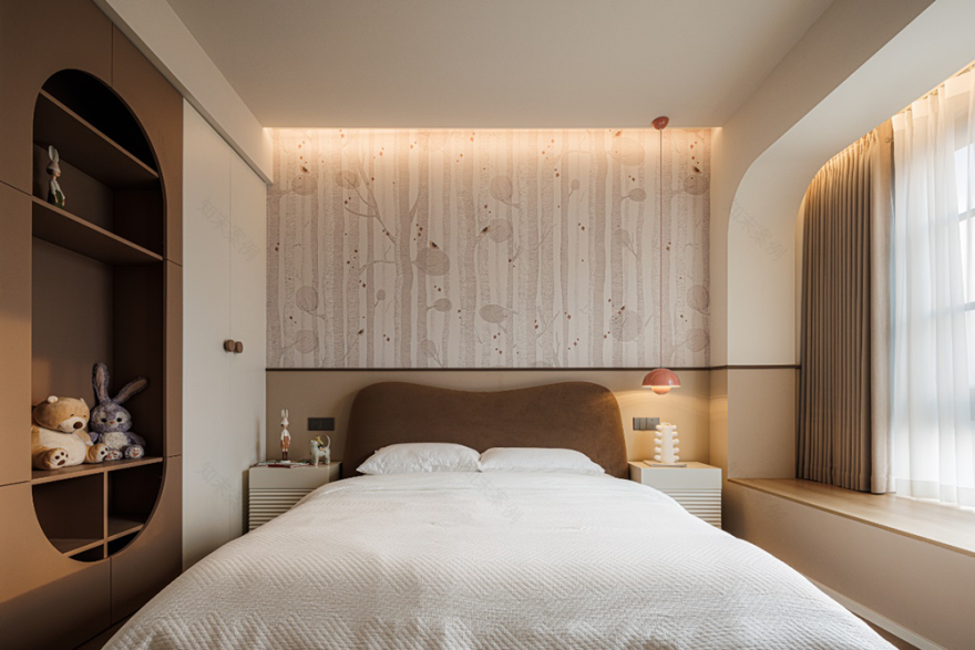 简约原木风:自由无界的理想家丨予上设计-23