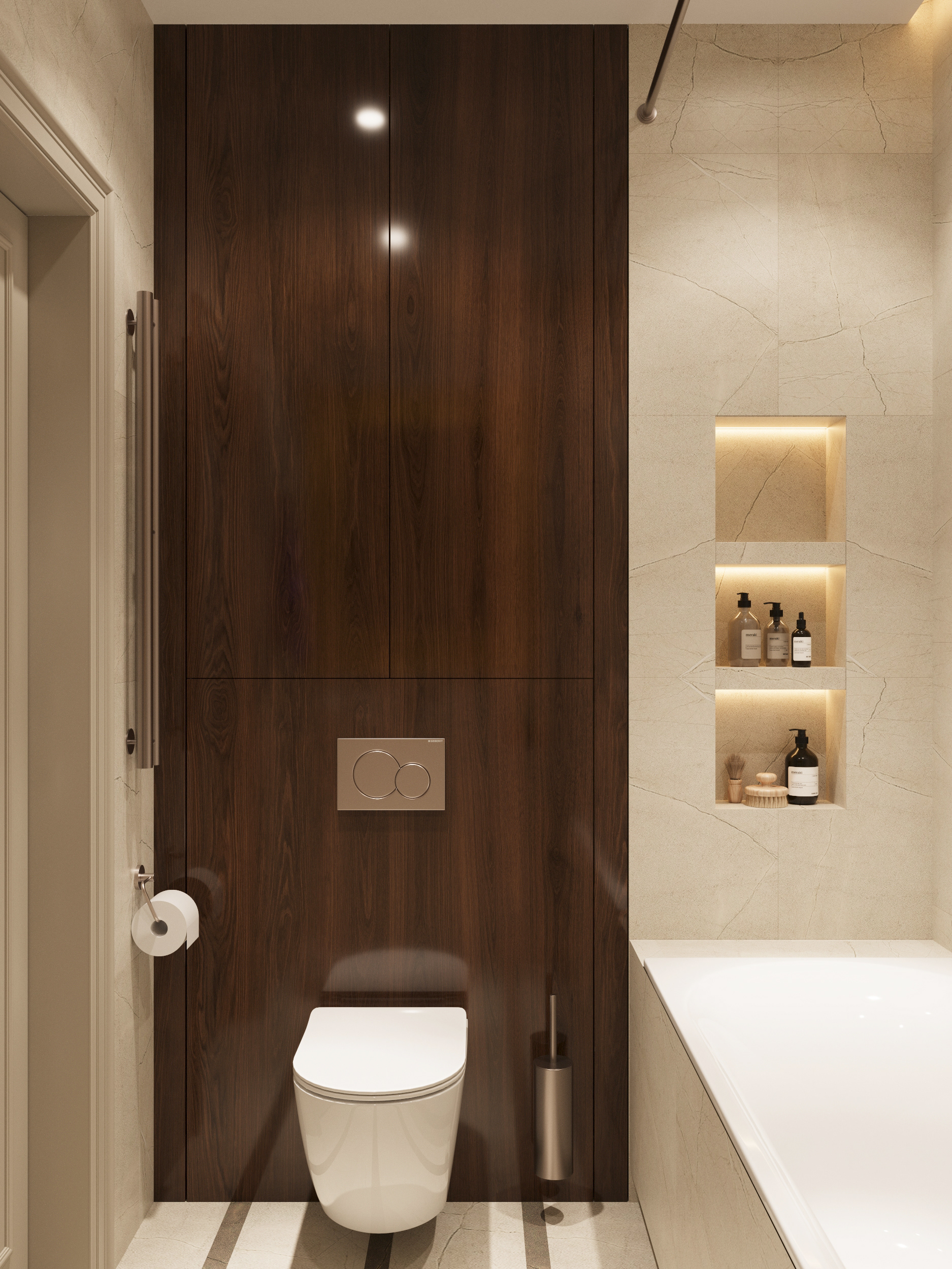 “НЕОНОВАЯ ОСЕНЬ”公寓室内设计-46