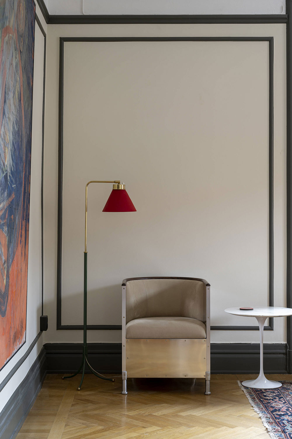 斯德哥尔摩 85 平米公寓 | 混搭风格与大胆艺术碰撞-8