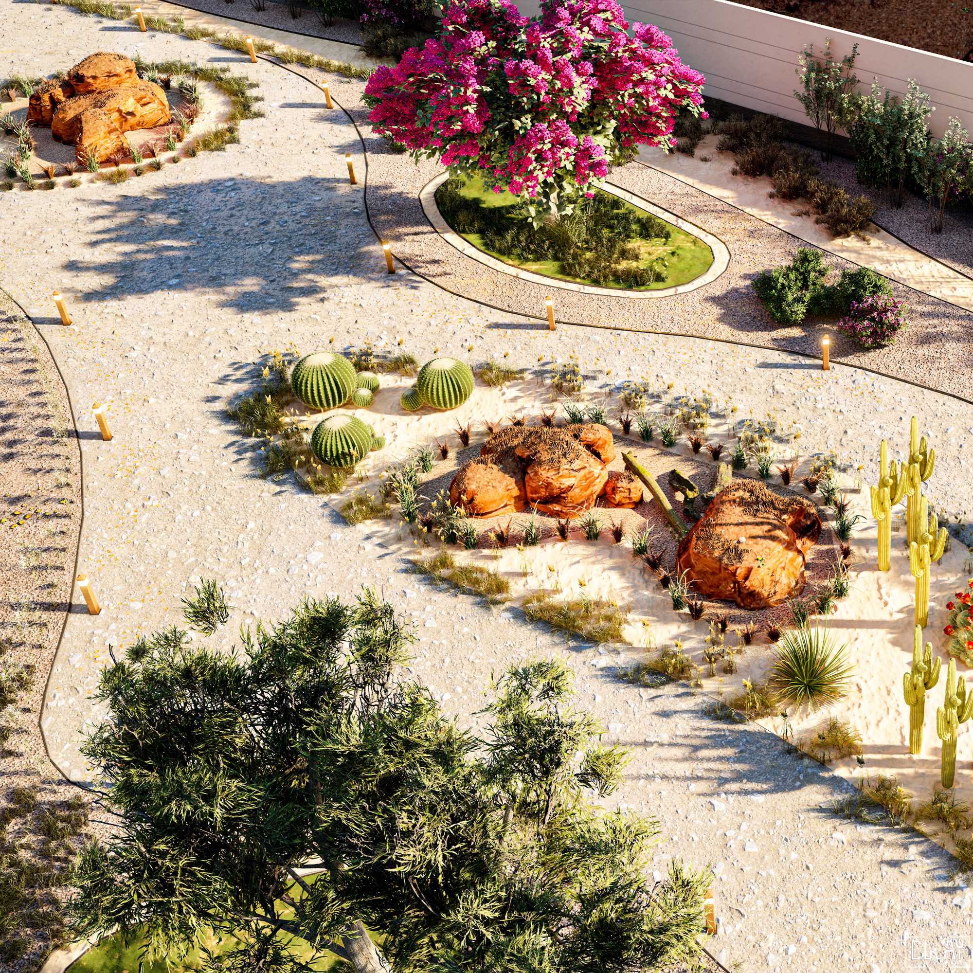 沙特私人别墅景观设计丨沙特阿拉伯丨Clay Studio-19