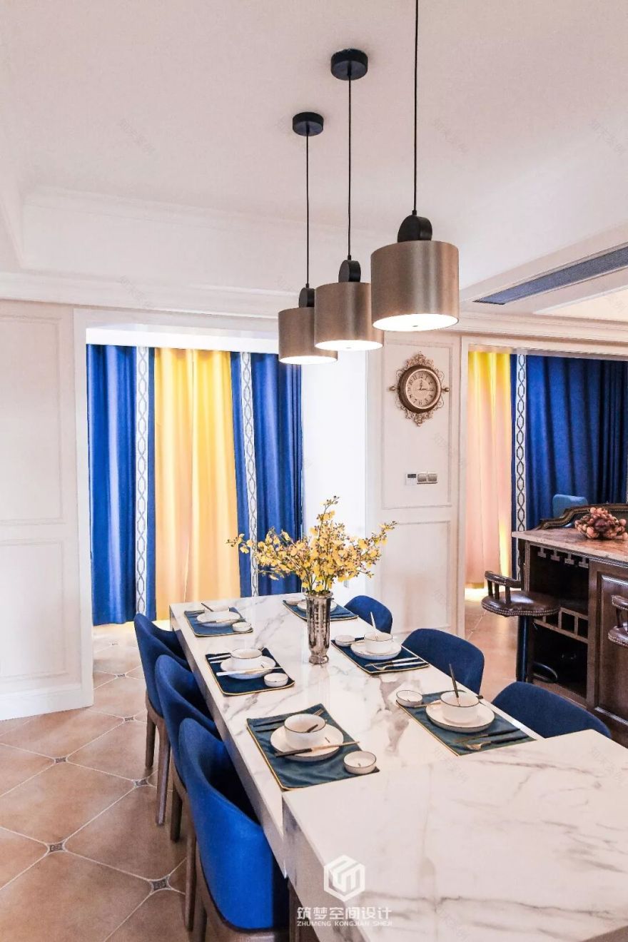 湖南株洲 142㎡美式四口之家,温馨梦幻空间设计-16