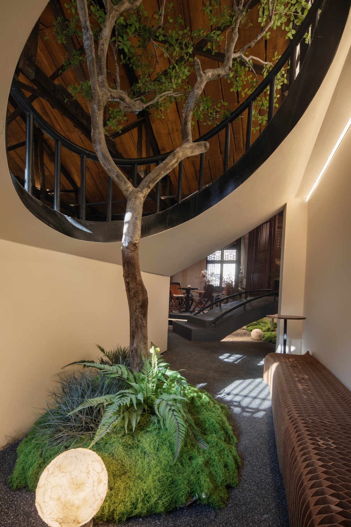 致朴茶肆丨中国太原丨斑斓空间设计-33