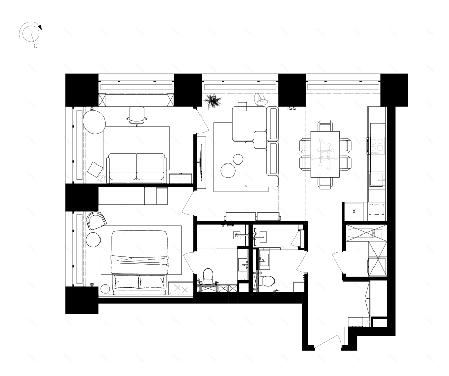 HIDE 公寓室内设计-6