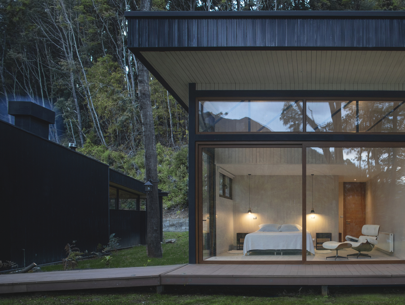 智利 Patagonia 湖畔复杂建筑设计丨Estudio Base Arquitectos-36