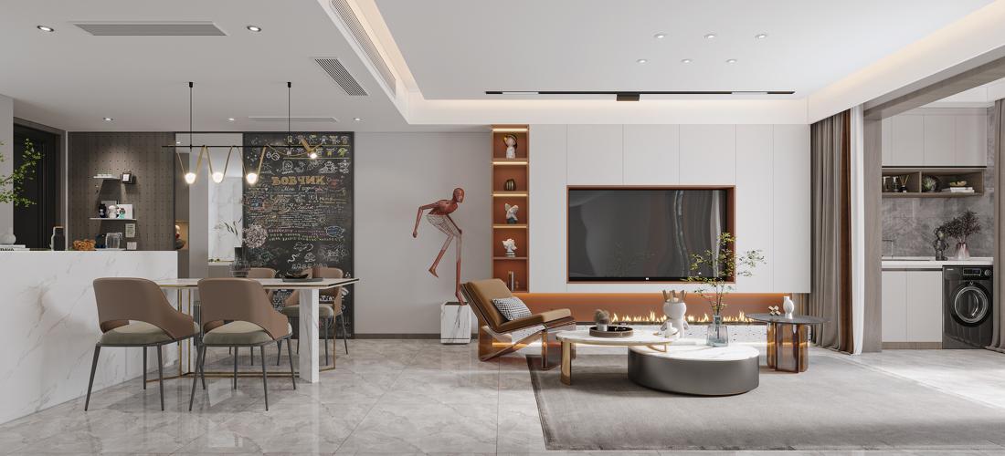 现代简约风格温馨之家-2