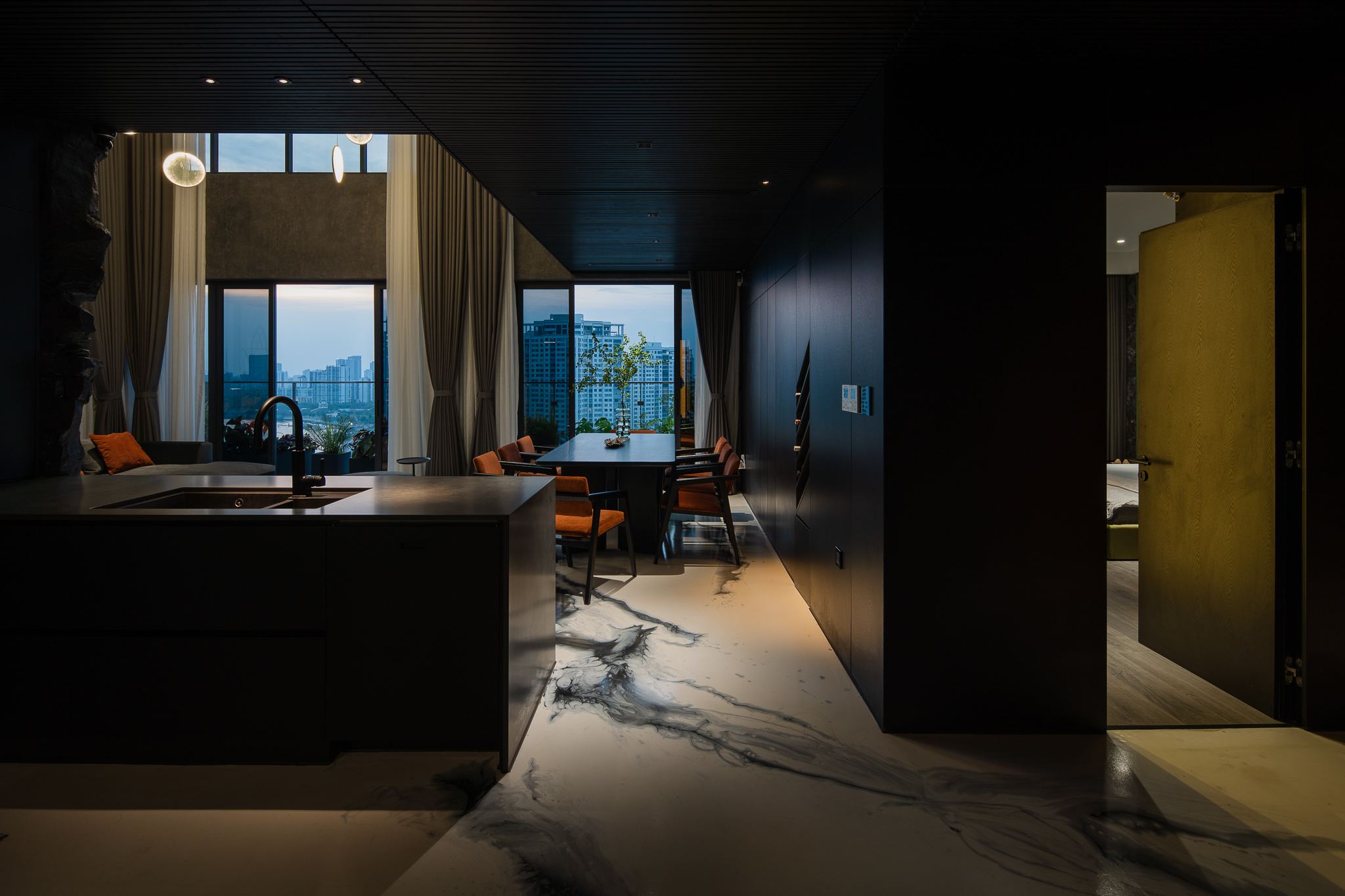 黑石顶层公寓丨越南丨APS Concept-79