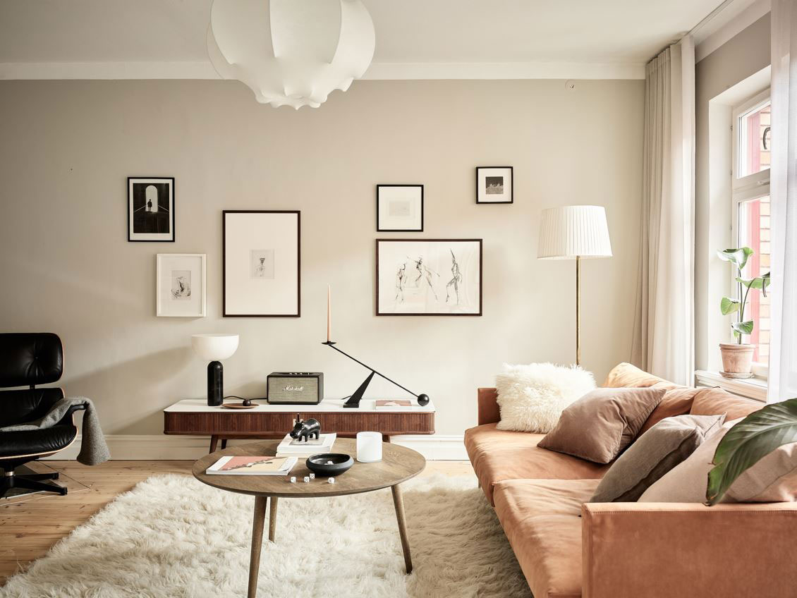 温馨舒适的斯堪的纳维亚风格公寓-4