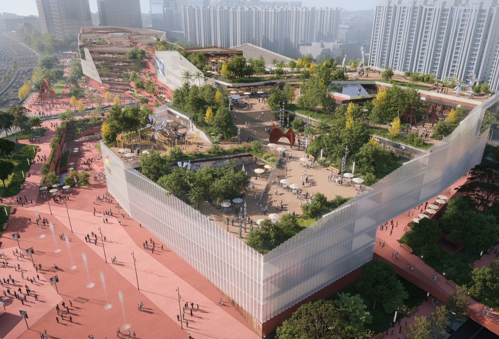 成都青羊大悦城设计丨中国成都丨reMIX临界工作室+中国建筑西南设计研究院-75