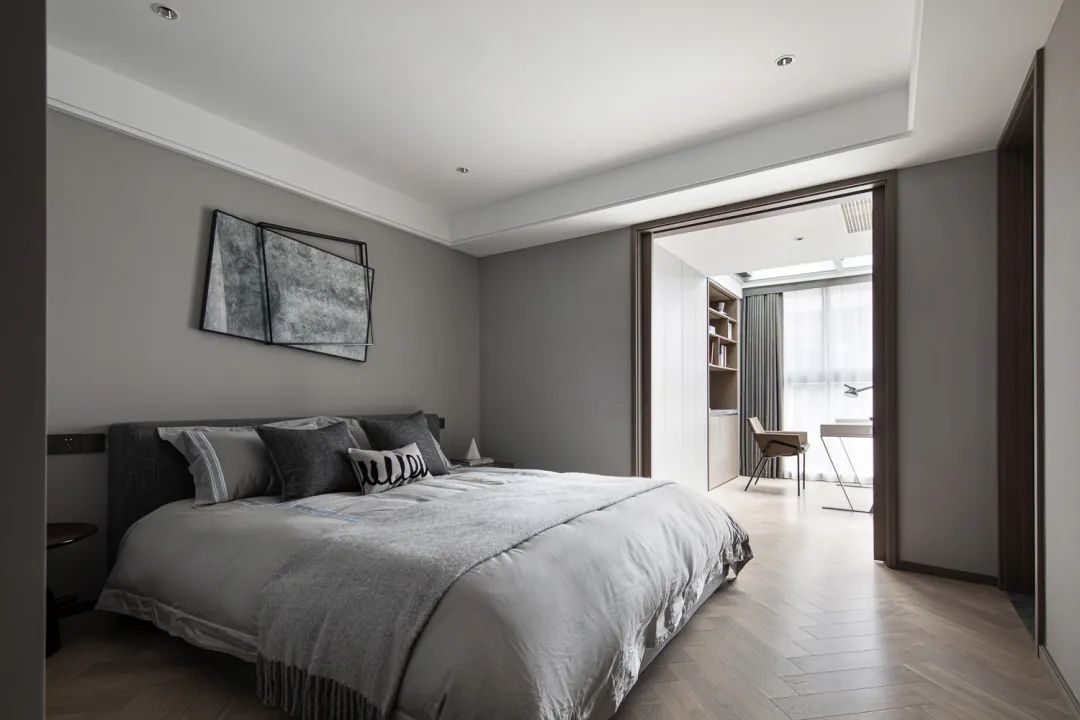 黑白灰的现代简约之家丨中国杭州丨意墅空间设计-39