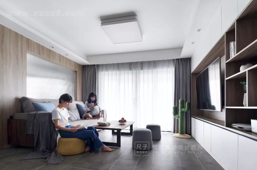 木色记忆 | 卧室改厨房,公卫作储物间,动线变化让家更宜居-38