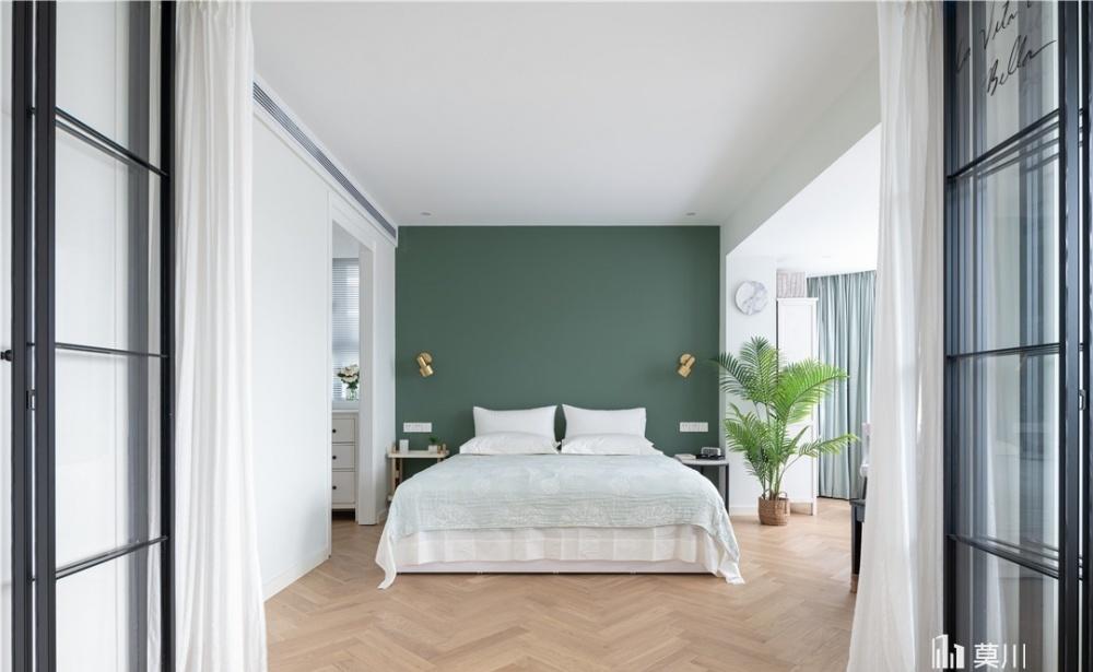 莫川设计丨平层北欧风 | 简约黑白灰,致敬悠闲生活-12