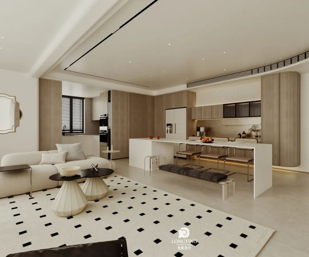 百合白打造温馨奶油原木空间-15