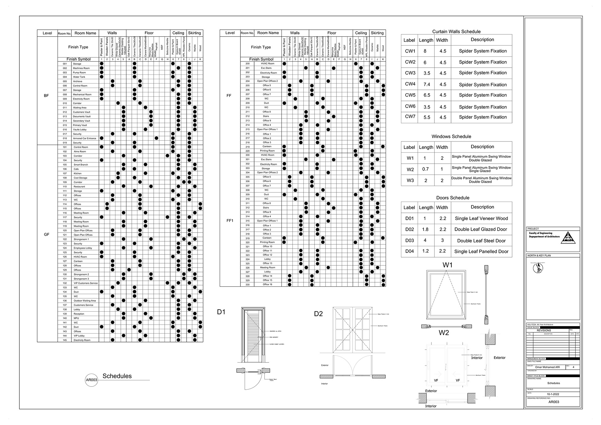 NBE Bank Headquarters Working Drawing Project-8