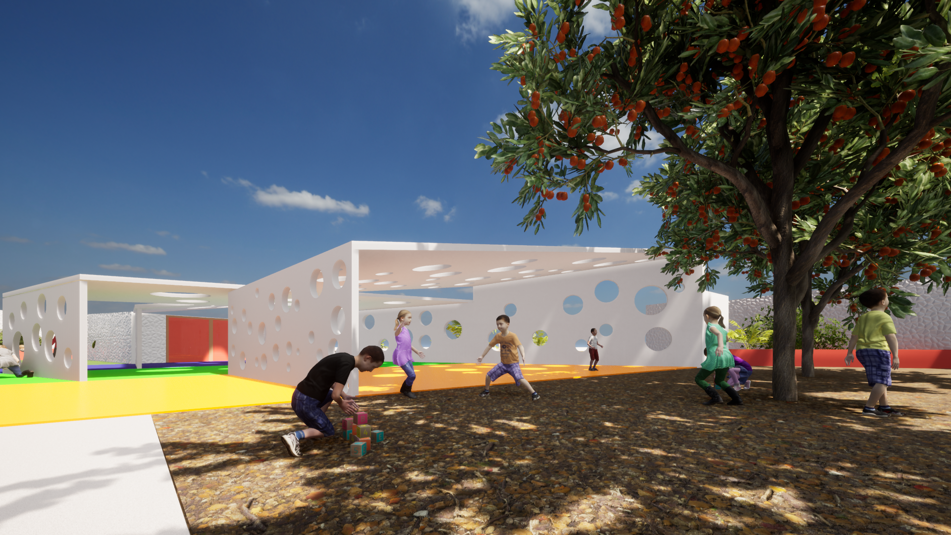 学校操场庭院设计丨西班牙巴塞罗那丨Master Es Design Barcelona-5