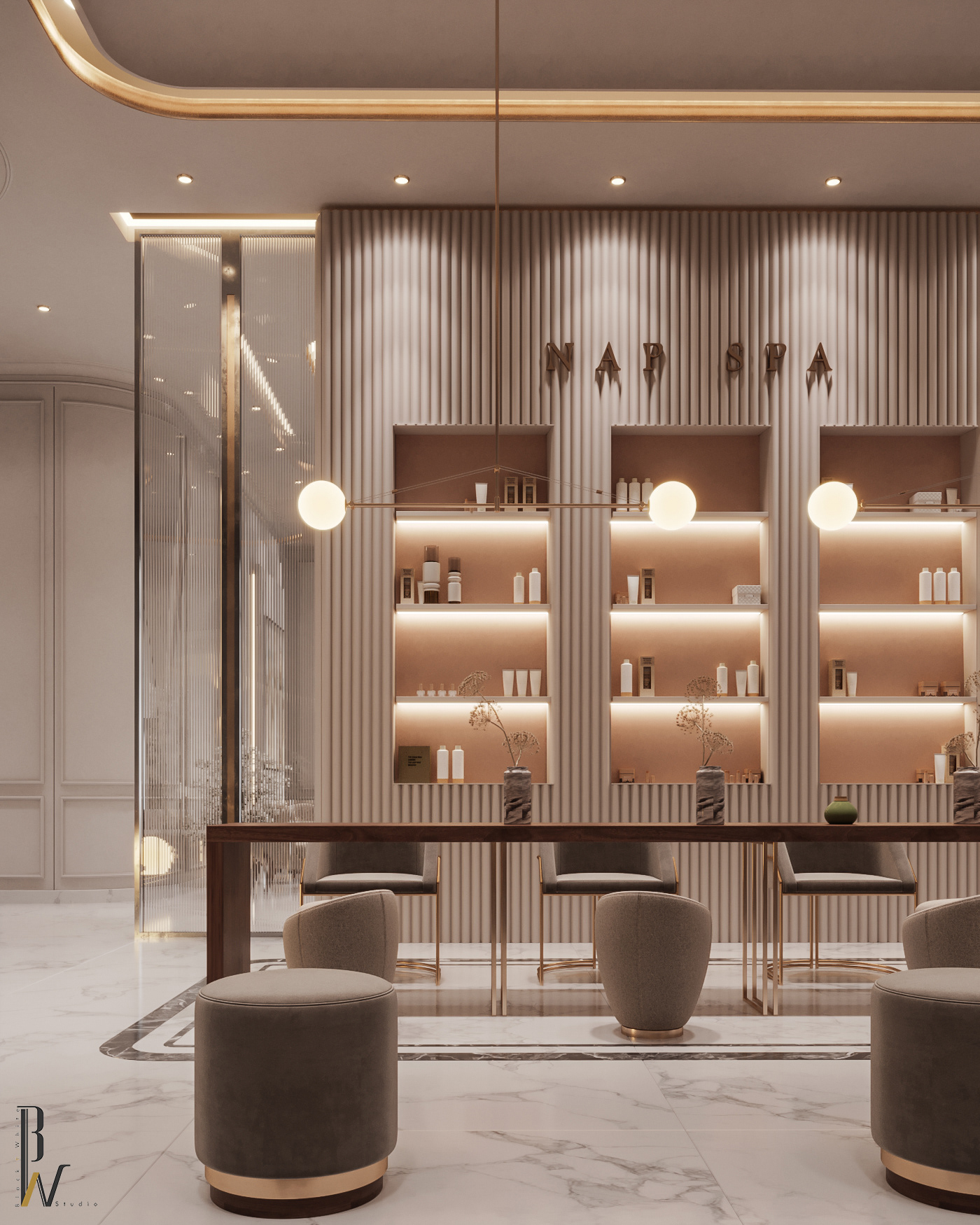 Beauty Center 设计丨阿联酋丨Black N White-14