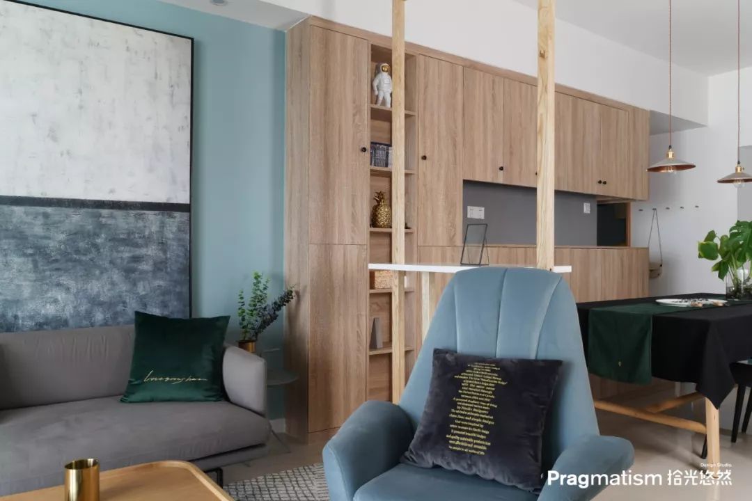 150㎡二手房逆袭，北欧复古风助新人打造专属爱巢-29