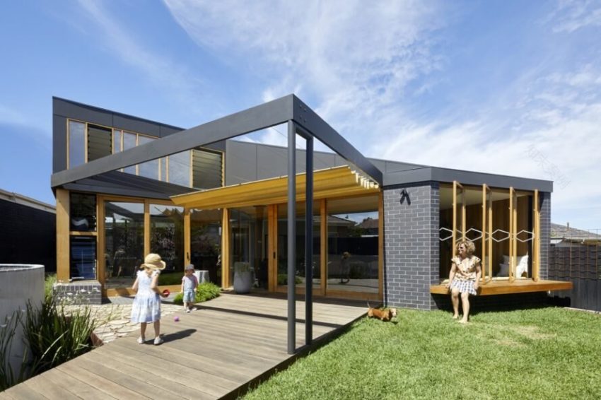 1960s home updated to create the contemporary Bent Annexe by BENT Architecture 20世纪60年代家庭更新以创建当代Bent Annexe的Bent建筑-8