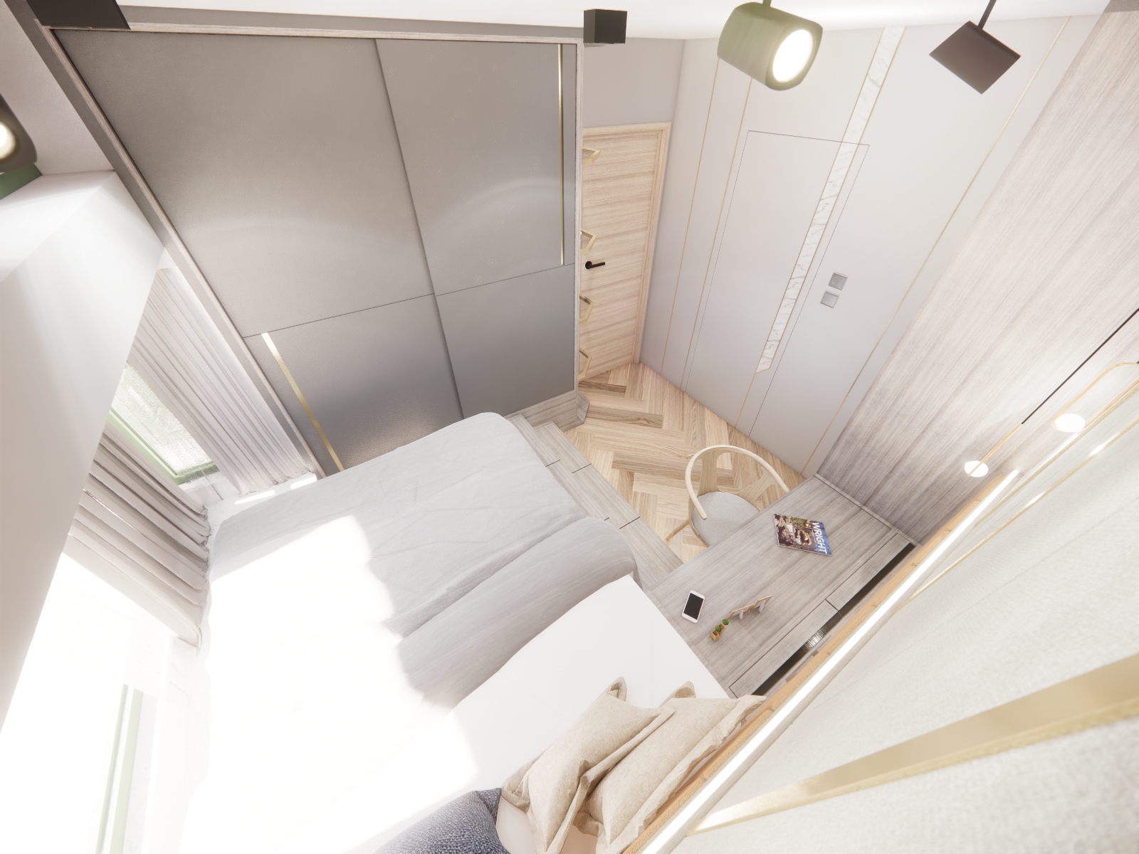 香港湿地季节公园主卧设计丨中国香港丨Koanna室内设计（香港,英国）-10