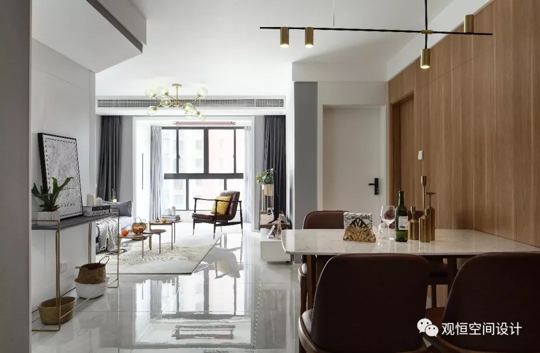 南京金地自在城 87㎡全案托管,独立餐厅与储物空间完美融合-4