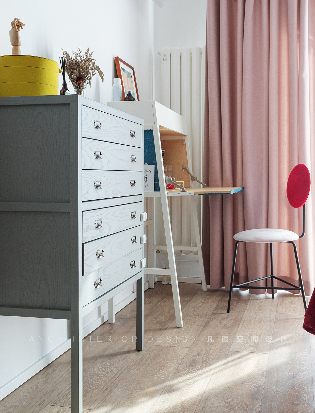 128 平北京现代家居，摩登撞色诠释辣妈生活-42