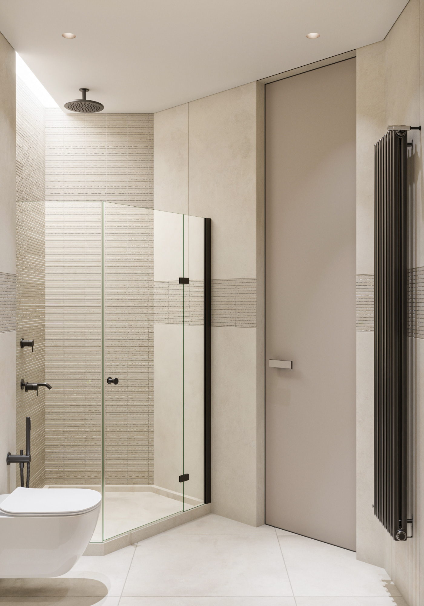 不同浴室的公寓设计-4