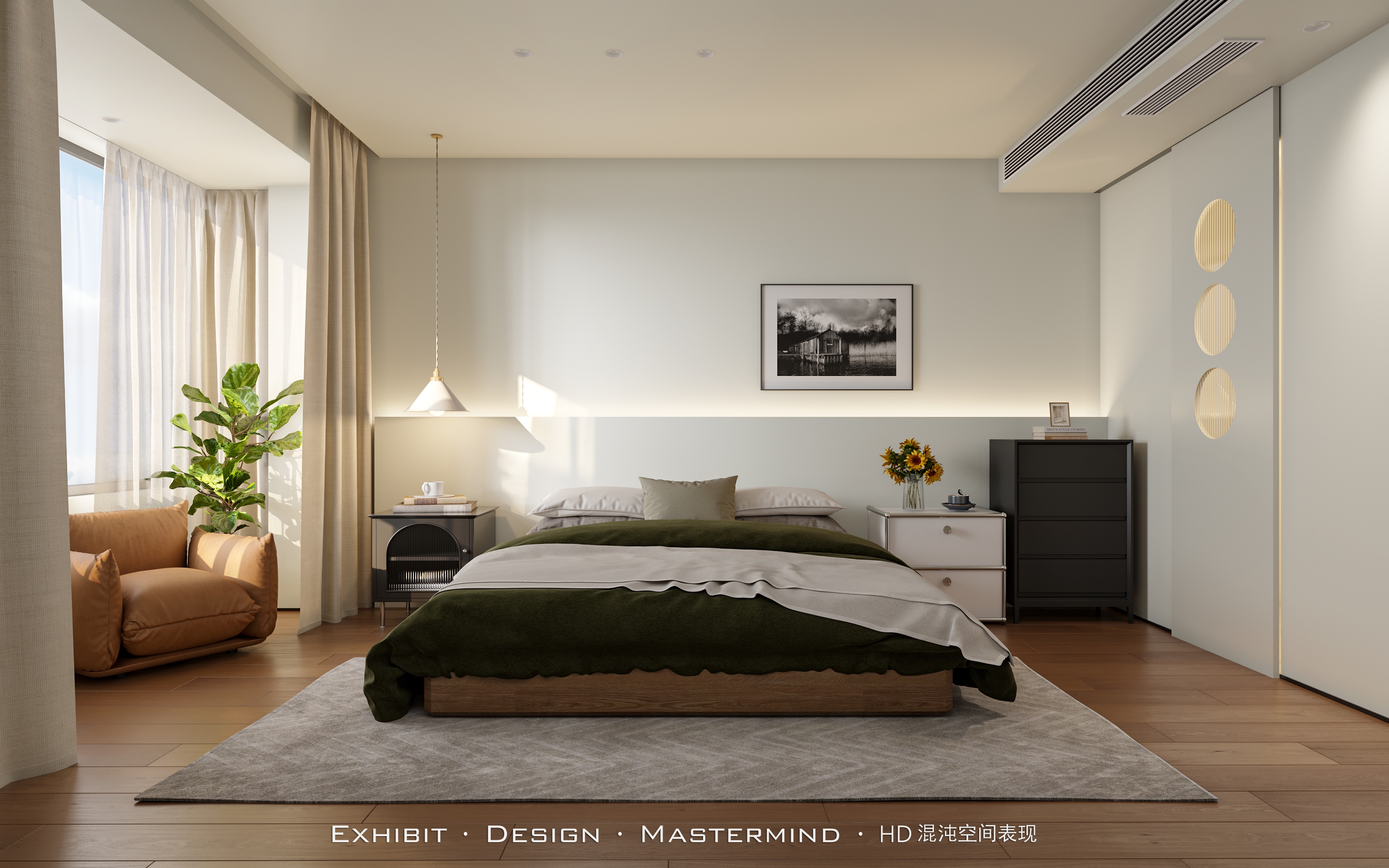  现代 极简风 平层客餐厅 X 混沌空间表现 -4