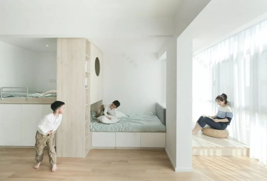 59㎡小屋变身四口之家舒适居所,设计亮点一一解析-0