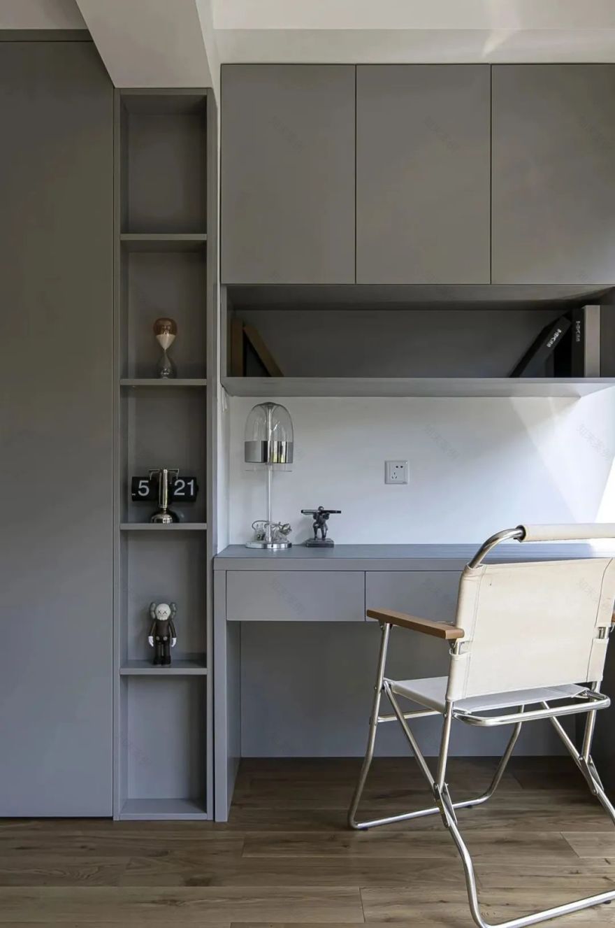 红与黑的碰撞 · 合肥万科时代之光住宅设计丨中国合肥丨黑白灰空间设计-47