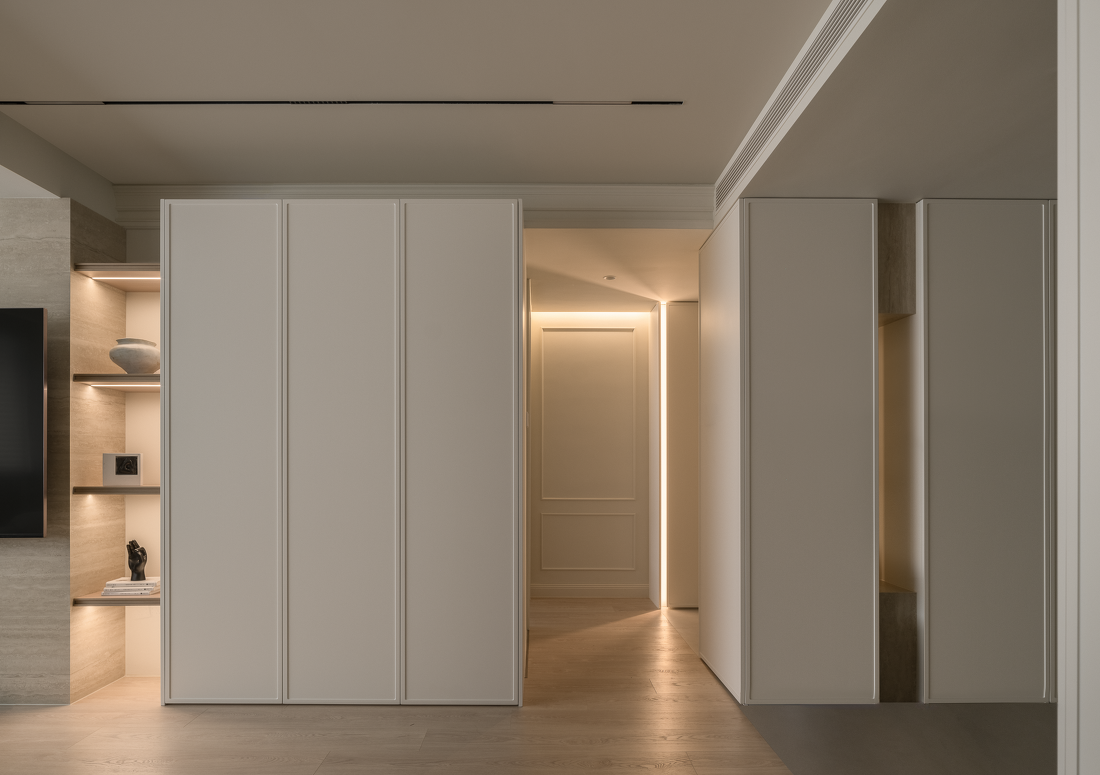 餐厨一体大洄游感知极简法式的浪漫与轻盈-34