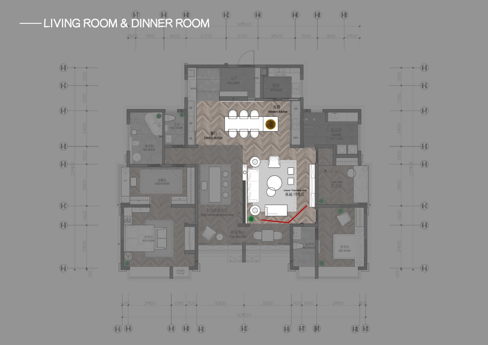 传统材料演绎现代生活美学 | 私人住宅设计案例-14