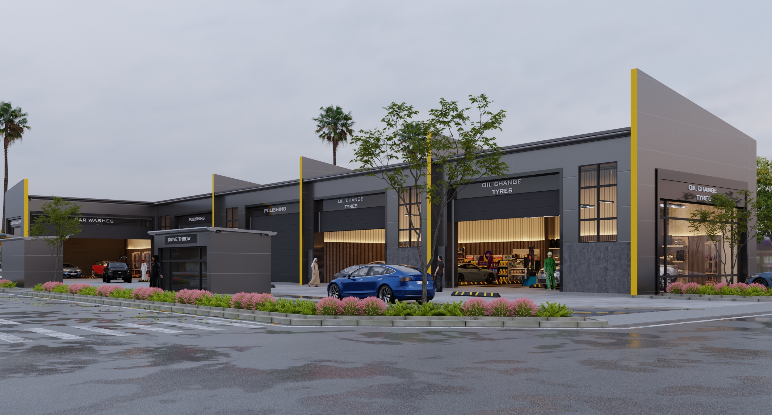 沙特阿拉伯加油站设计与可视化项目-6