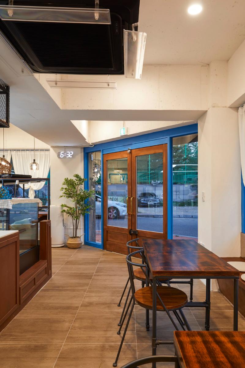 25 平小清新蓝调咖啡厅，点睛之笔的简约设计-7