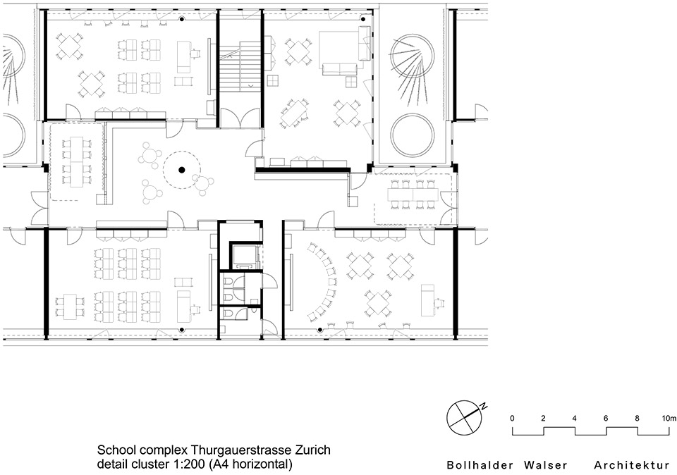 新图尔高街学校综合体丨瑞士苏黎世丨Bollhalder Walser Architektur-27