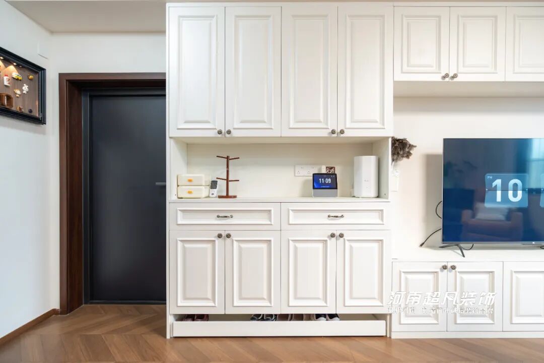 完工首发丨管城区金城街30号院，123㎡老房翻新，美式复古设计，优雅低调绽放-48