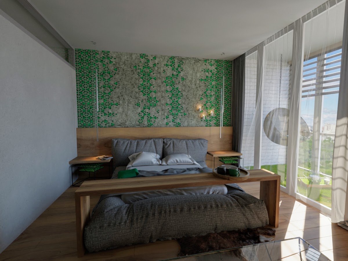 Minimalist design apartment project 65 m2-9