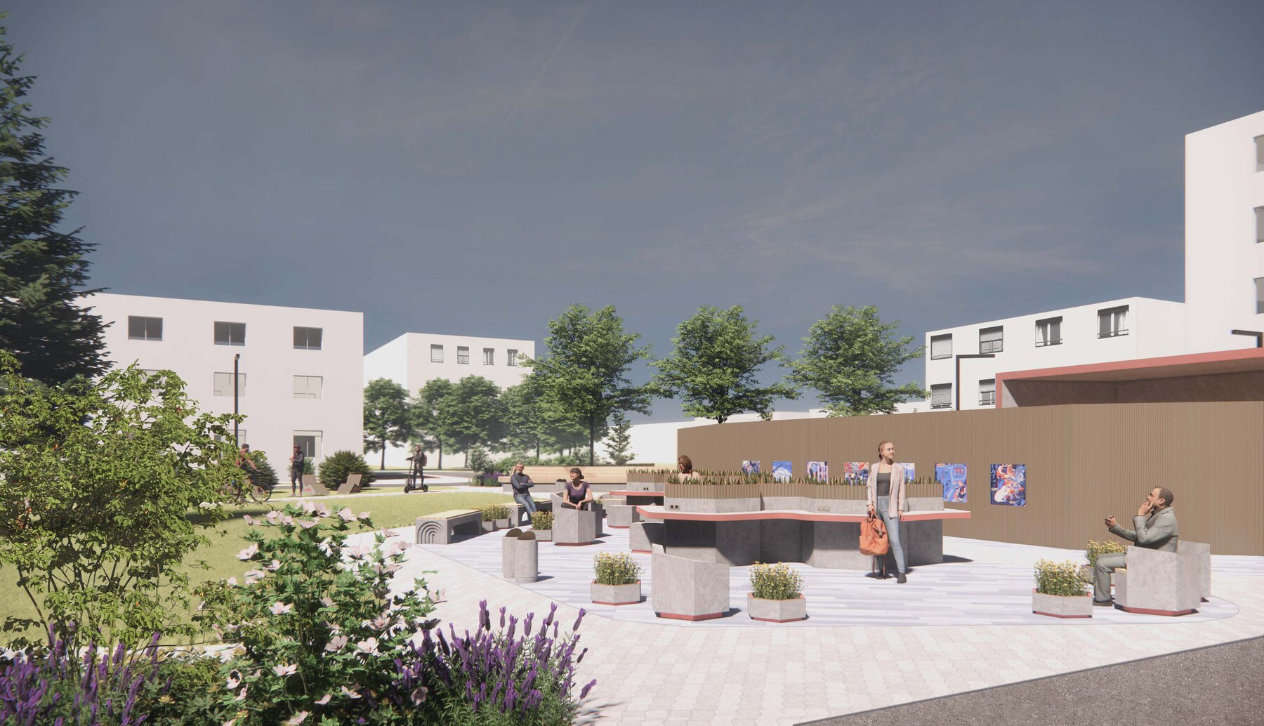 大学园区庭院区域设计项目丨HSE DESIGN LAB（与相关方合作）-18