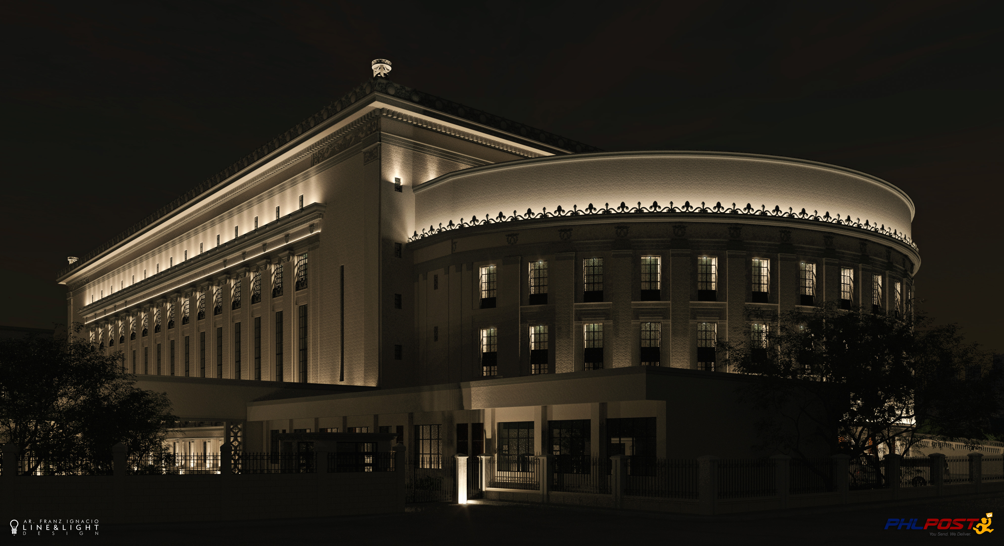 Manila Central Post Office Buidling - Night Renders-4