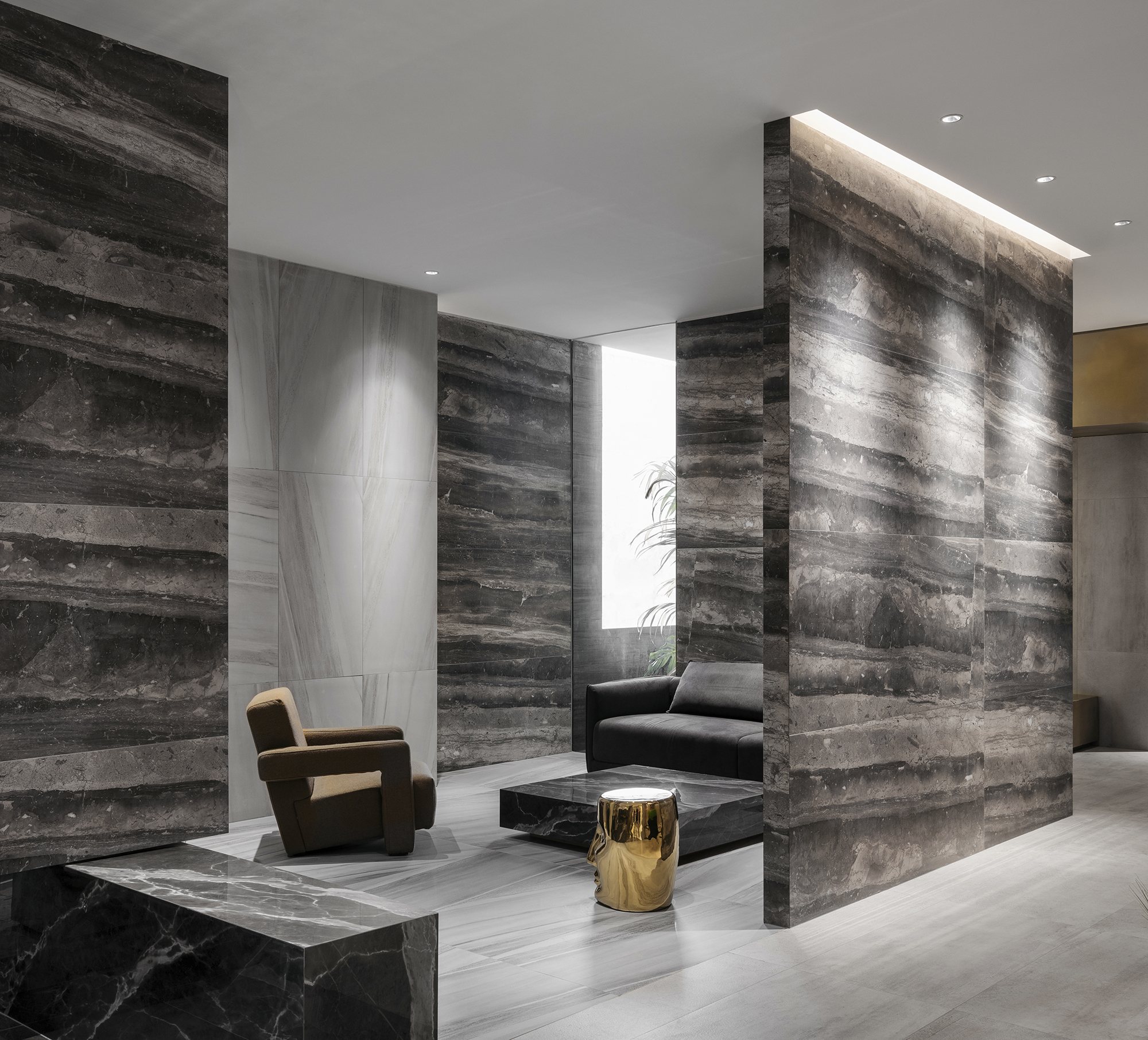 陶瓷瓷砖概念展示店的园林空间设计-22