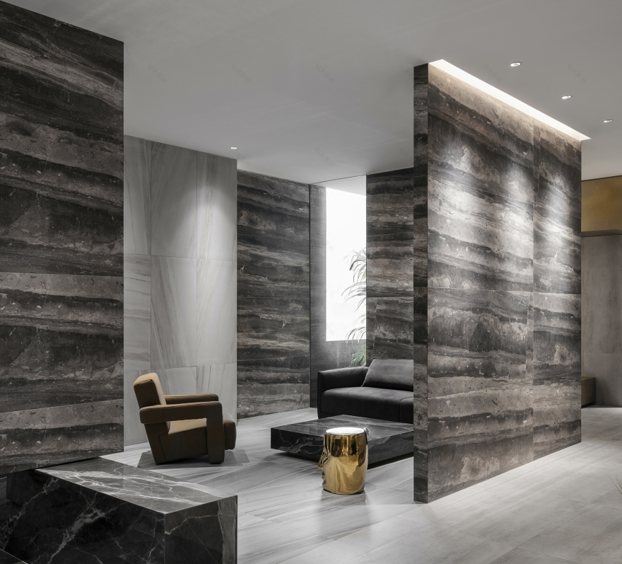 陶瓷瓷砖概念展示店的园林空间设计-22