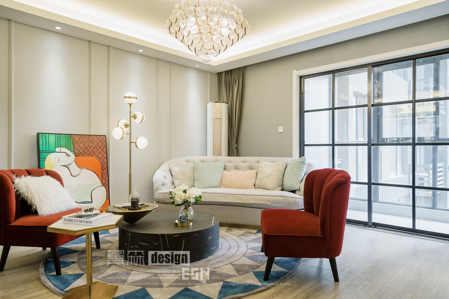 精装房逆袭,浪漫轻奢空间的软装魔法-22